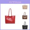 Chic Large Capacity Tote Bag For Women Stylish Modern Shoulder Bag With Double Handles