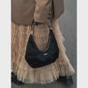 2026 Retro Black Cloud Crescent Bag - High-End Niche Shoulder and Handbag for Women