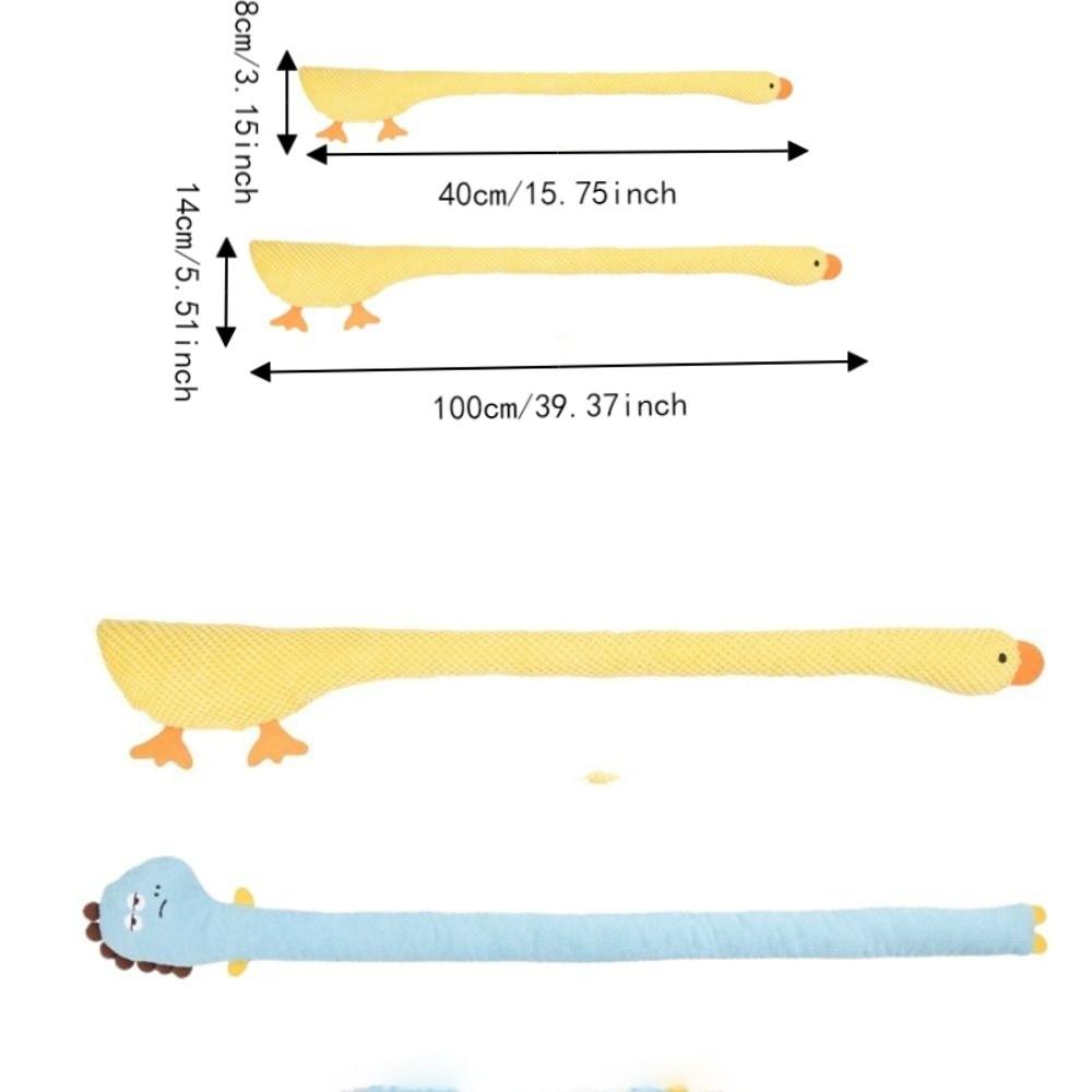 Bite-Resistant Long Necked Duck Voice Dog Toy Animal Shaped Dog Chew Toy Teeth Cleaning
