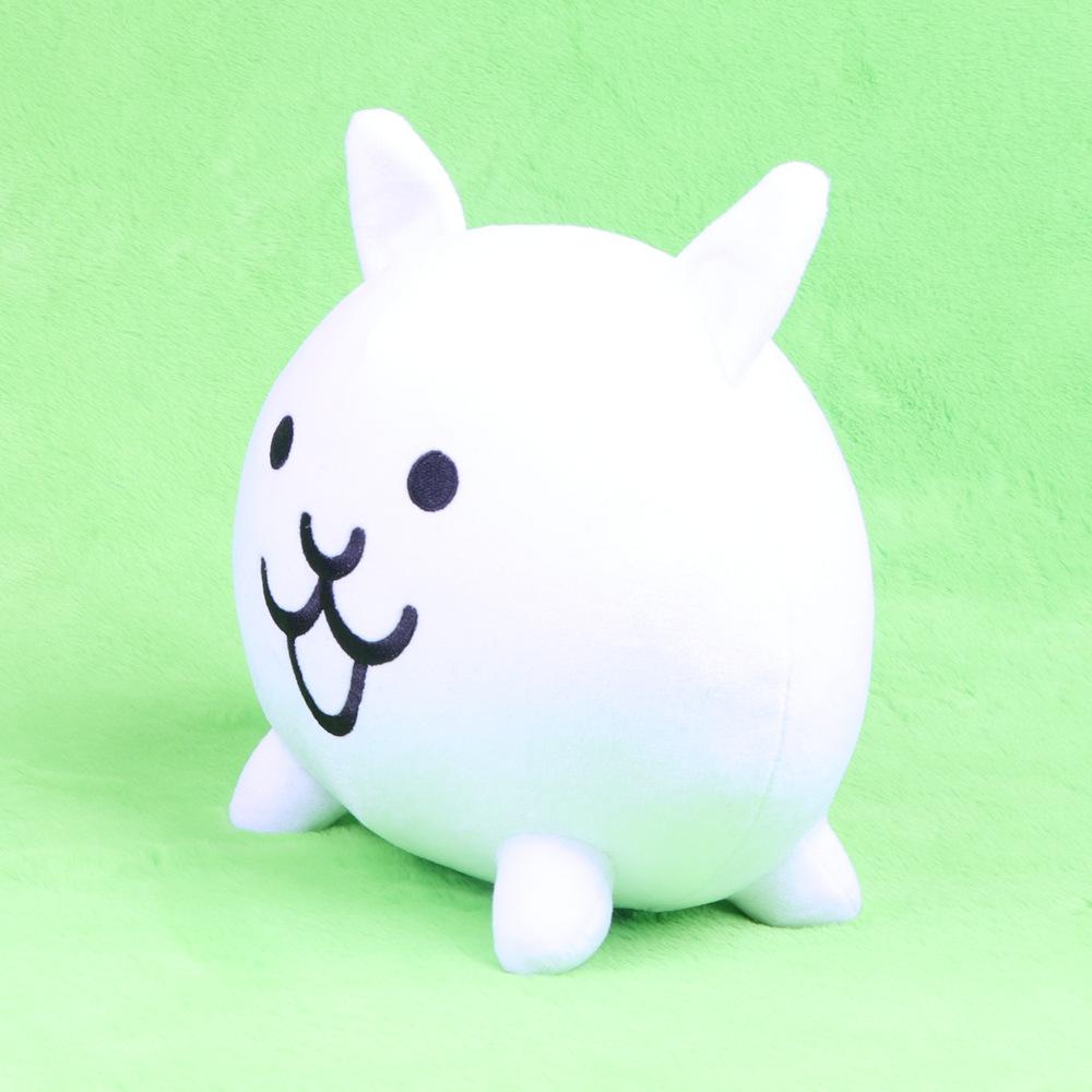 The Battle Cats Meow Wars Neko Lucky Cat White Cat Pillow Doll Doll
