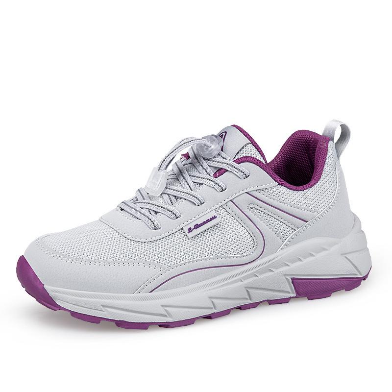 

Нескользящая обувь на мягкой подошве для среднего и пожилого возраста, дышащая сетчатая повседневная спортивная обувь, обувь для ходьбы, обувь для мамы 36