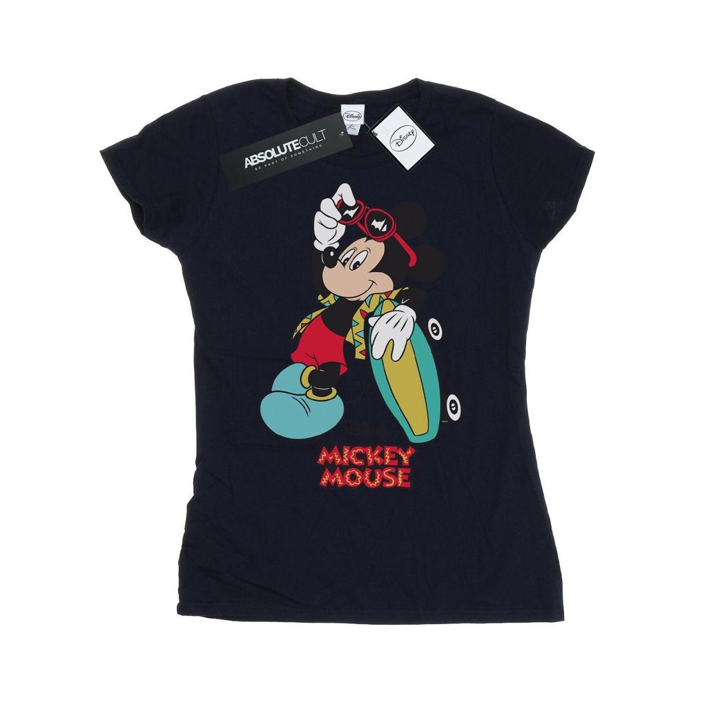 Disney Womens/Ladies Mickey Mouse Skate Dude Cotton T-Shirt