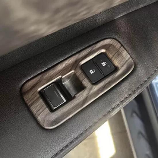 For Lexus RX350 350h RX500h 2024 Wood Grain Window Switch Panel Cover Trim