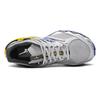 Mizuno Dämpfung Rutschfest Verschleißfest Atmungsaktiv Unterstützung Gleichgewicht Niedrig geschnitten Freizeit Laufschuhe Unisex Grau Blau Sneaker J1GC244907