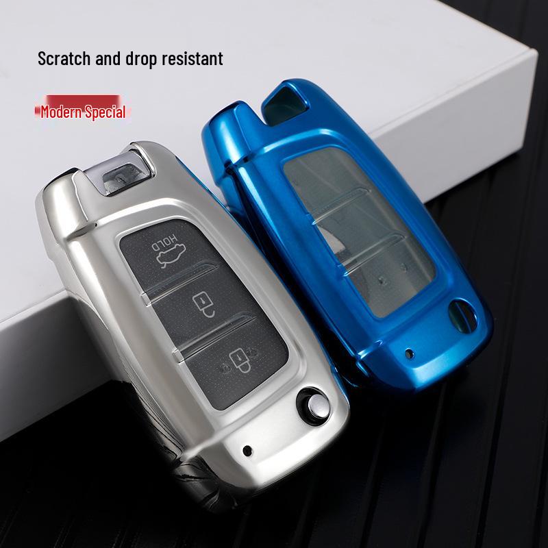 2018 Hyundai Elantra & Verna Key Cover: Unisex Protective Shell with Buckle