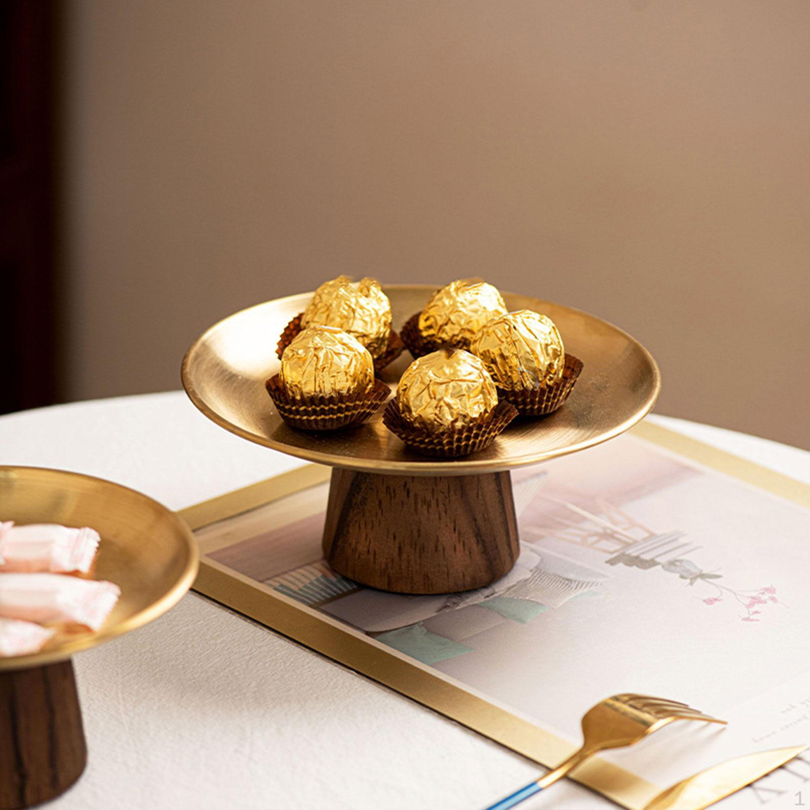 

Подставка для торта, десерт, высокая круглая многоцелевая тарелка для фруктов, поднос для закусок на свадьбу, дом S size gold