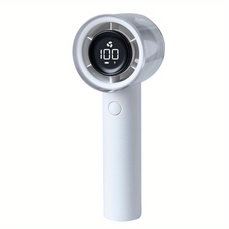 

Высокоскоростной мощный вентилятор Турбовентилятор Ручной байпасный вентилятор Мини-портативный фен Пылевой лагерь удар сочный белый