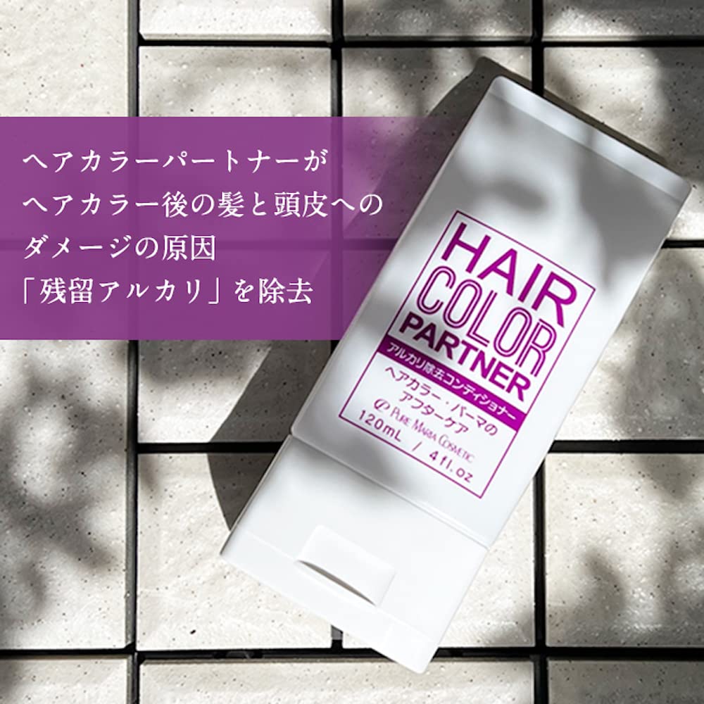 Hair Color Partner Alkaline Conditioner for Damage Care Remover, Post-Color (120ml)