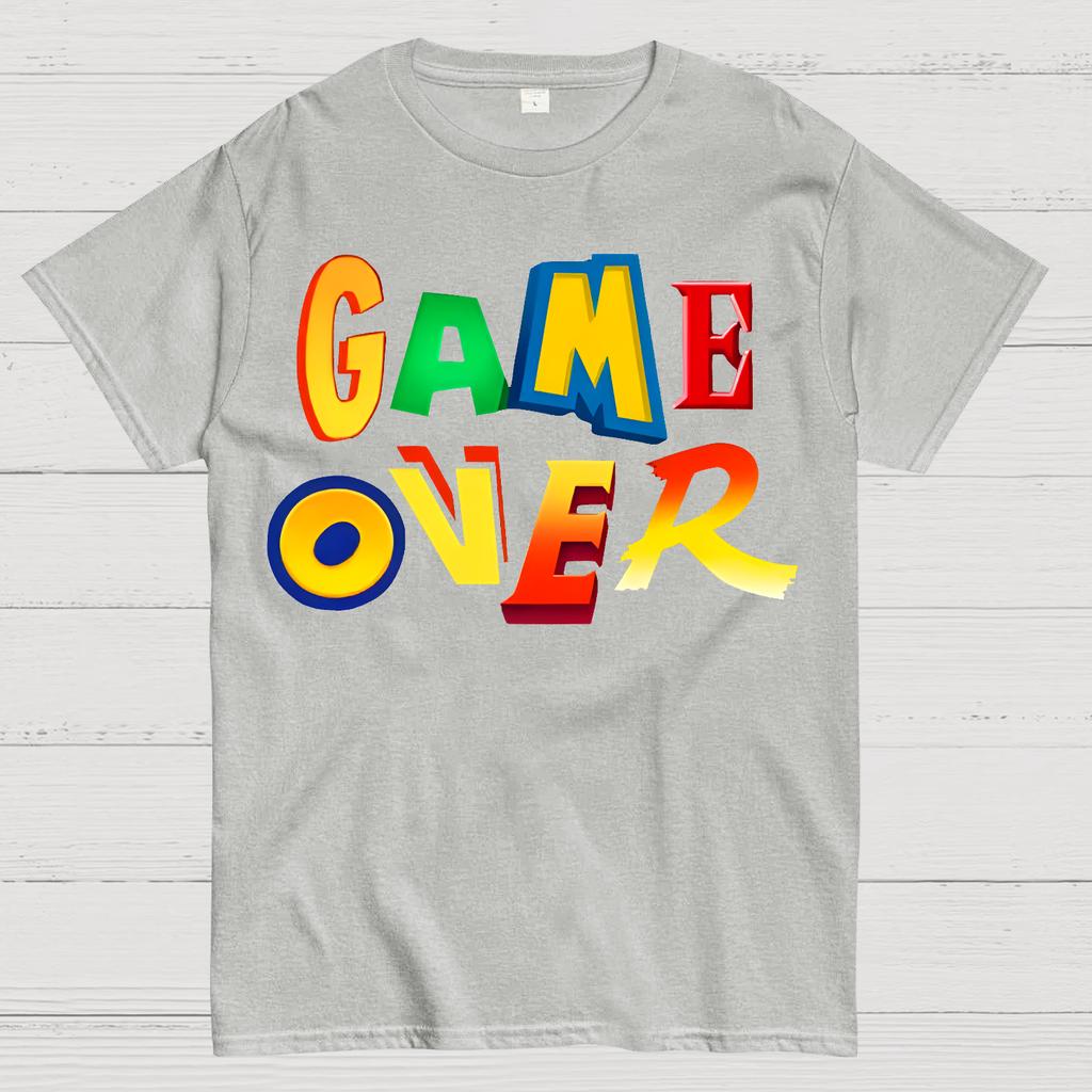 Game Over Cotton Summer Casual Cool Loose T-Shirt
