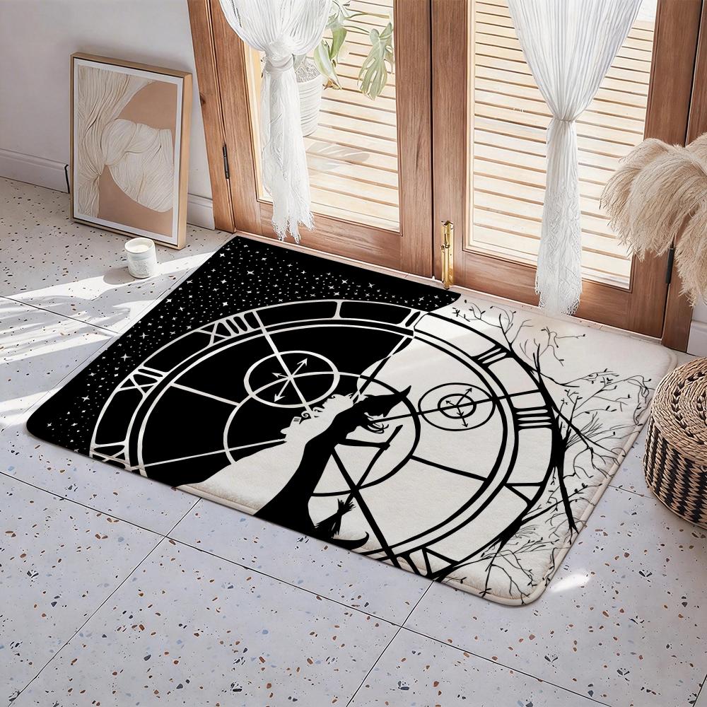 Movie W Wicked Floor Mat Eco  Flannel Doormat Non Slip Odorless Indoor Floor Rug Soft Short Plush Home Mat