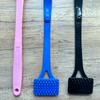 Extendable Collapsible Back Massage Multipurpose Body Scratcher For Humans Pets Gentle Bristles Ergonomic Handle