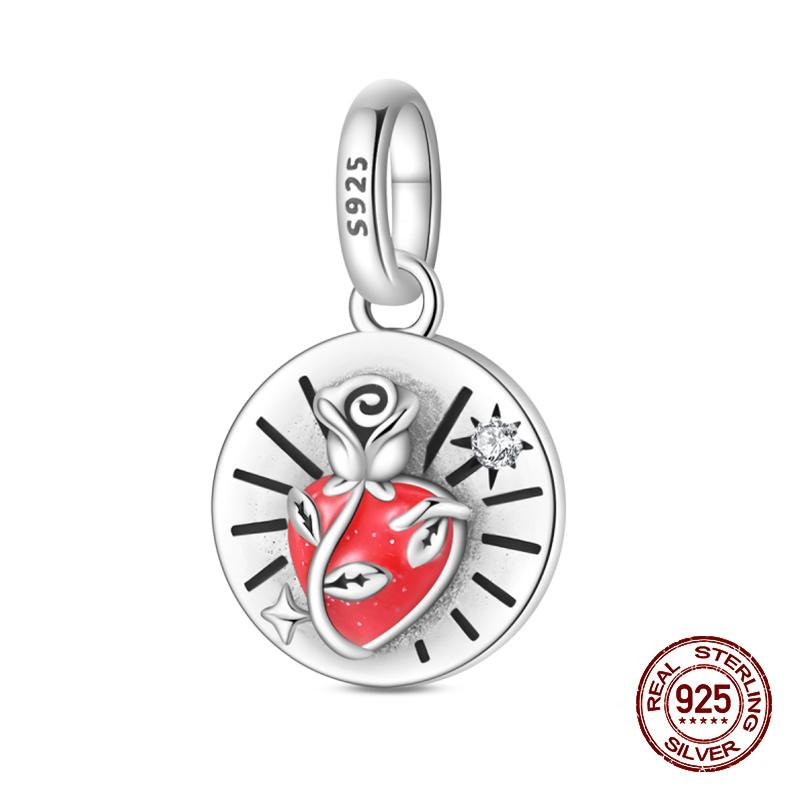 New Exquisite 925 Silver Lion Amulet Sun Moon Stars Angel Charms Beads Fit Bracelets Or Necklace Fine DIY Jewelry Gifts