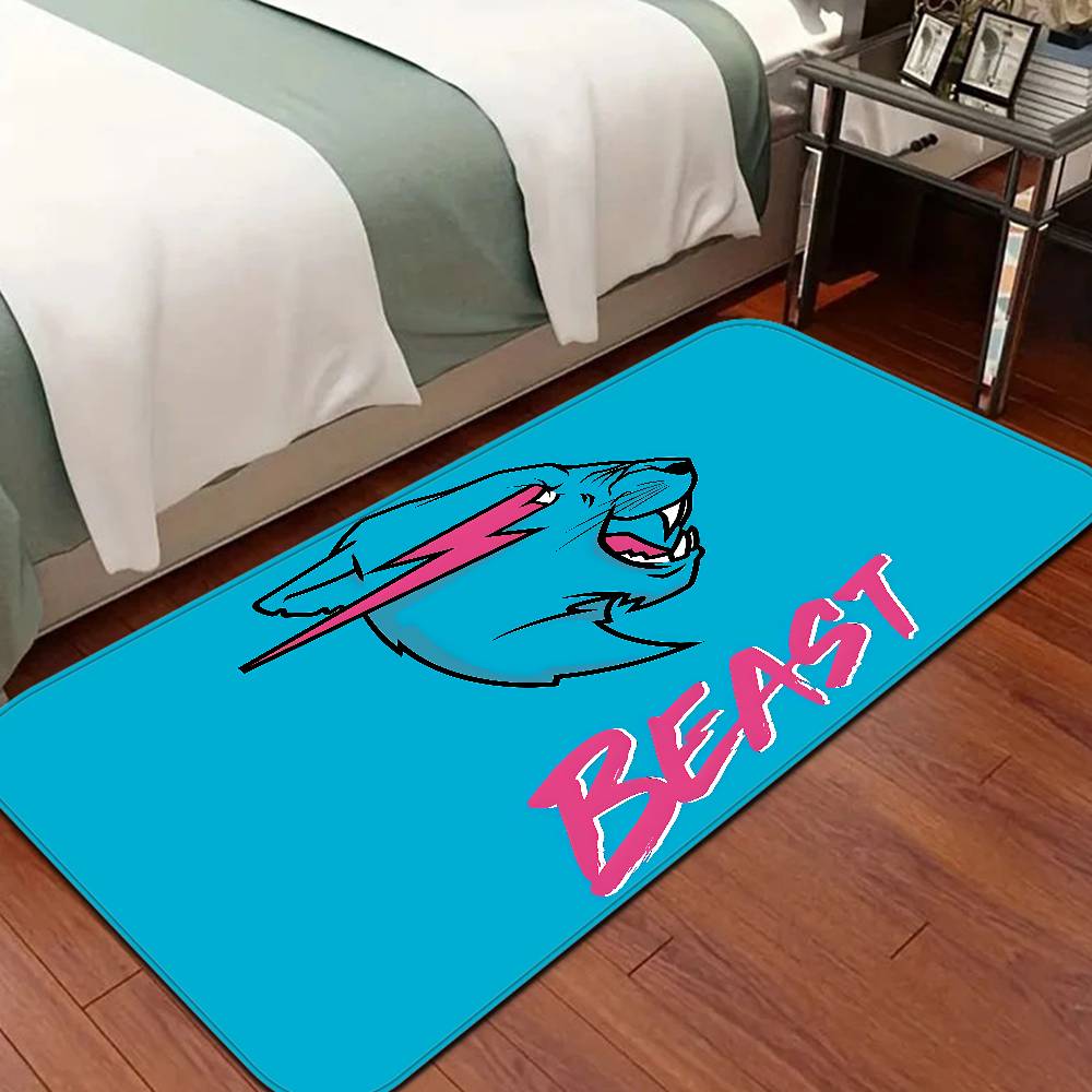Individual Creato Mr-B-Beast Hallway Carpet Washable Non-Slip Living Room Sofa Chairs Area Mat Kitchen Doormat Area Rug