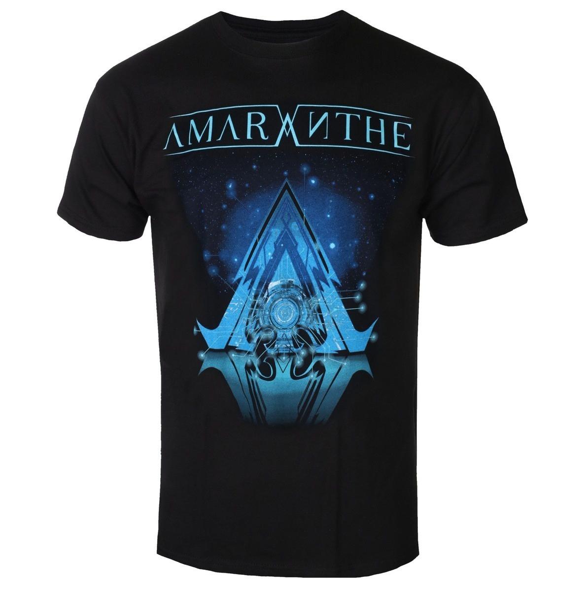 

Хлопковая футболка с принтом логотипа Cyber Triangle группы Amaranthe Современная футболка с коротким рукавом для унисекса XL