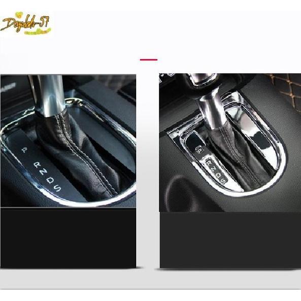 Chrome Car Interior Gear Shift Panel Trim Cover Fits For Ford Mustang 2015-