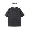 Europese maten Heren Casual Retro Gewassen Zwart T-shirt Korte Mouw met Monaco Raceauto Ontwerp Ademend Zweetabsorberend Comfortabel Topje