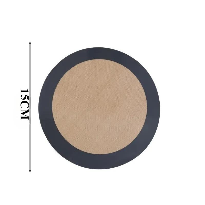 

6/9Inch Silicone Baking Mat Set Easy Clean NonStick Multifunction Baking Cake Mat Reusable Bake Dish for Cake Pizza Pastry Cookie 6inch