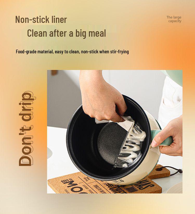 Multifunctional Electric Cooking Pot: Automatic Steamer, Boiler, Rice Cooker, and Hot Pot for Students and Dorms
