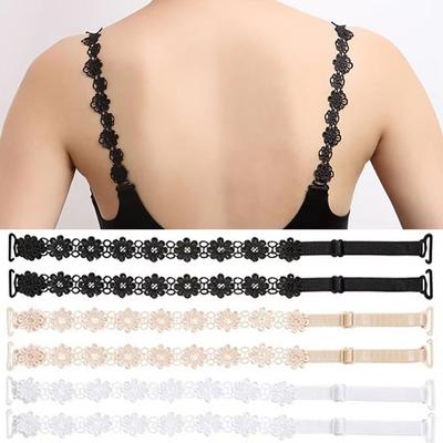 1Pair Seamless Lace Bra Straps Interchangeable Bra Straps  for Fashion Shows and Backless Outfits