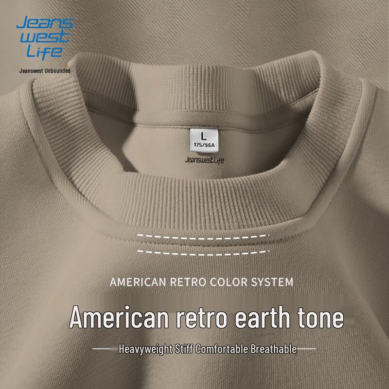 

JEANSWEST LIFE Men s Heavyweight Crewneck Sweatshirt 2XL