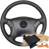Capa de Volante Costura Recorte Para Mercedes Benz C W203 2001-2007