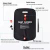 20L Portable Solar-Heated Outdoor Folding Shower Bag for Camping