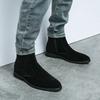 Nuovo Arrivo Stivali in Pelle Scamosciata Nabuk Uomo High Top Tendenza Stivali Retro Personalità Moda Uomo Casual Chelsea Stivaletti Invernali alla Caviglia