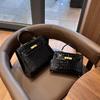 Europese & Amerikaanse Retro Krokodillenpatroon Kelly Enkelbandige Crossbody Tas: High-End, Modieuze, Lichte Luxe Handtas voor Dames