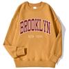 Brooklyn New York Printed Hoodies Women Colorful Clothes Basic Trend Sweatshirt Tops Be Durable Harajuku Hoodie Womens