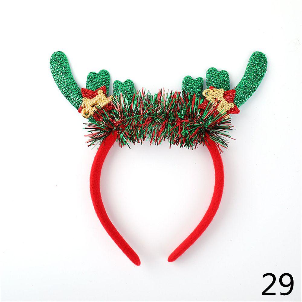 Elk Antlers Ornaments Antlers Hair Accessories Xmas Hairband Christmas Decorations Reindeer Headwear Christmas Headbands