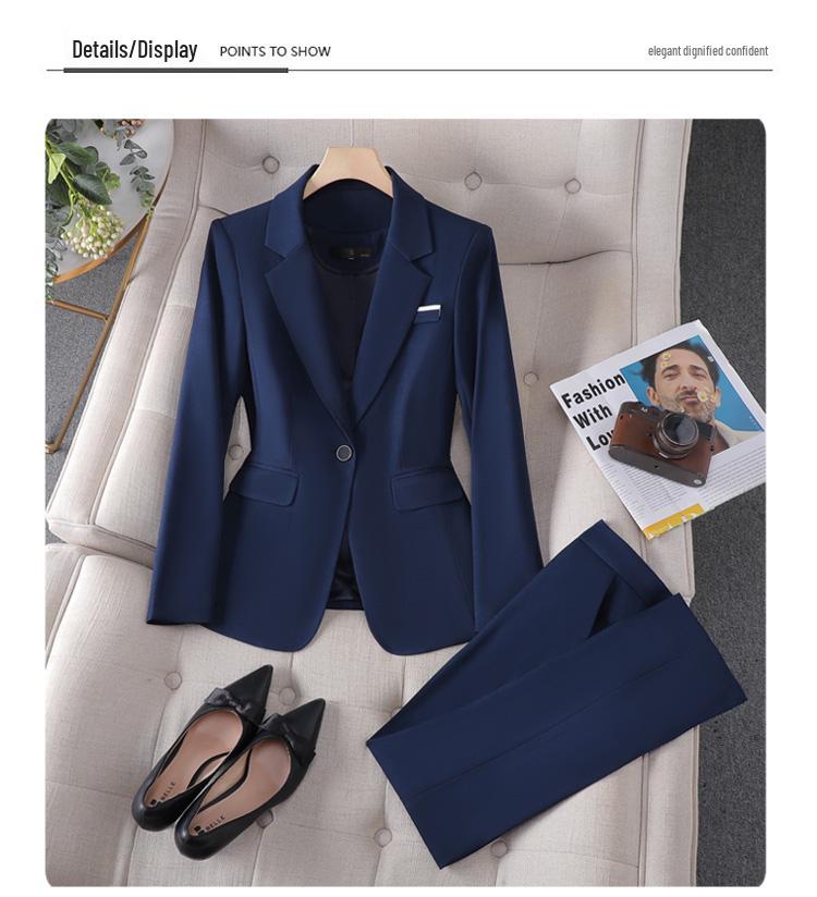 Luxury Pink Women's Suit: Professional Formal Wear for Broadcasting, Hosting, Art Exams, and Work