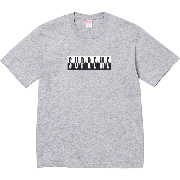 Supreme Split Tee Heather Grey M