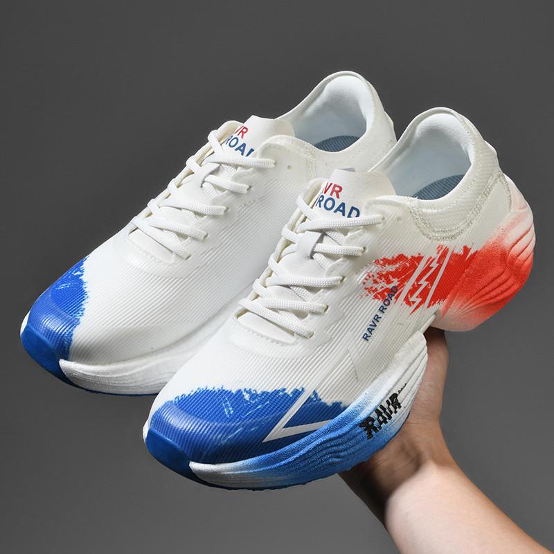 New Casual Rubber Sole Basketball Shoes Full-length Carbon Plate Men's Sneaker Non-slip Shock-absorbing Women's Training Shoes