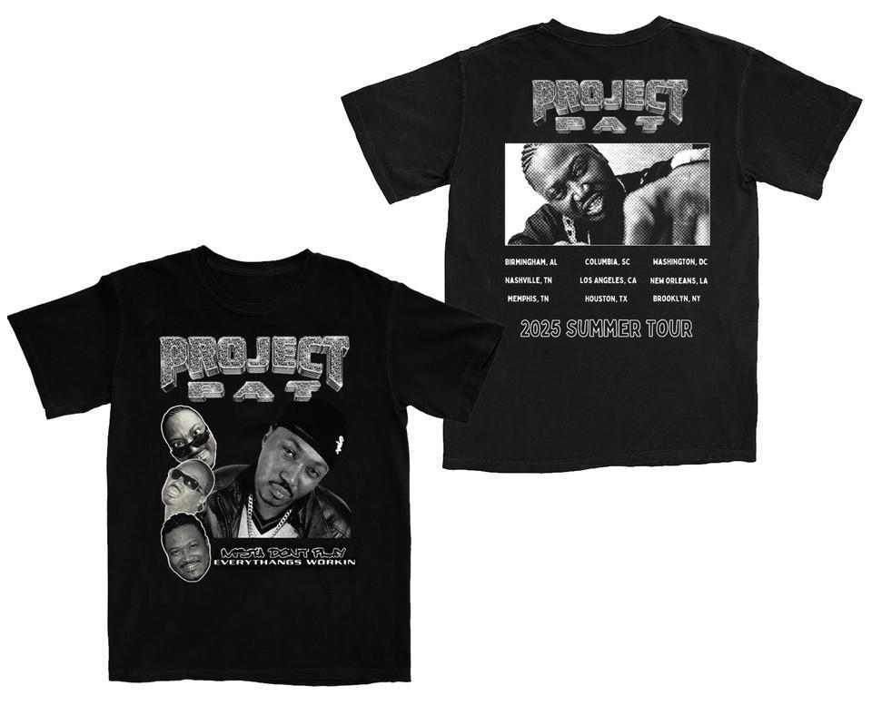 Project Pat shirt Summer Tour Unisex TShirt All Size MC1100 Unisex T-Shirt S