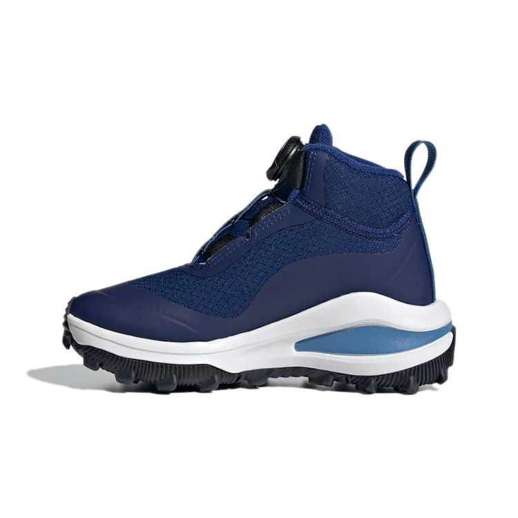 Adidas Fortarun Freelock All Terrain K Non-Slip Durable High-Top Running Shoes Kids Sneakers Indigo FZ5473