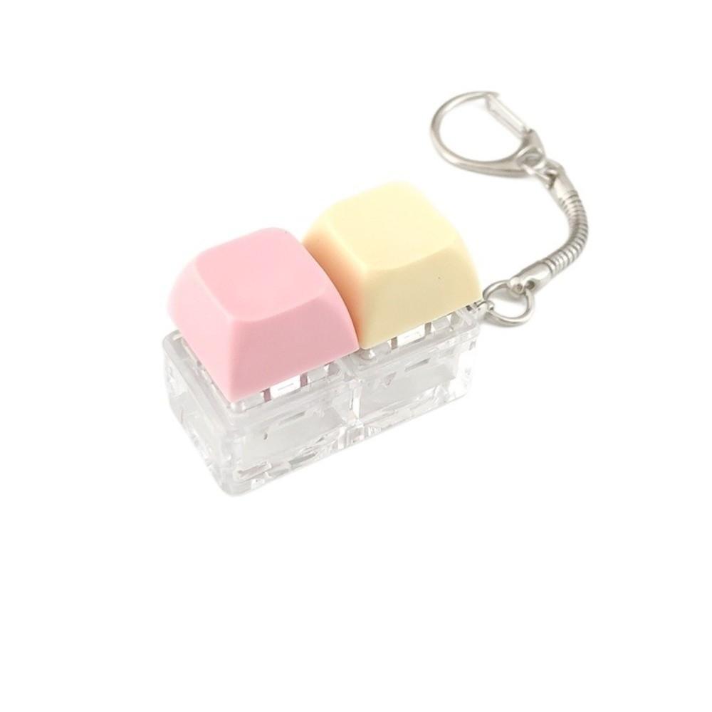Keycap Fidget Keychain Keys Button Pinch Toy Relaxing Clicker Toy  Adult
