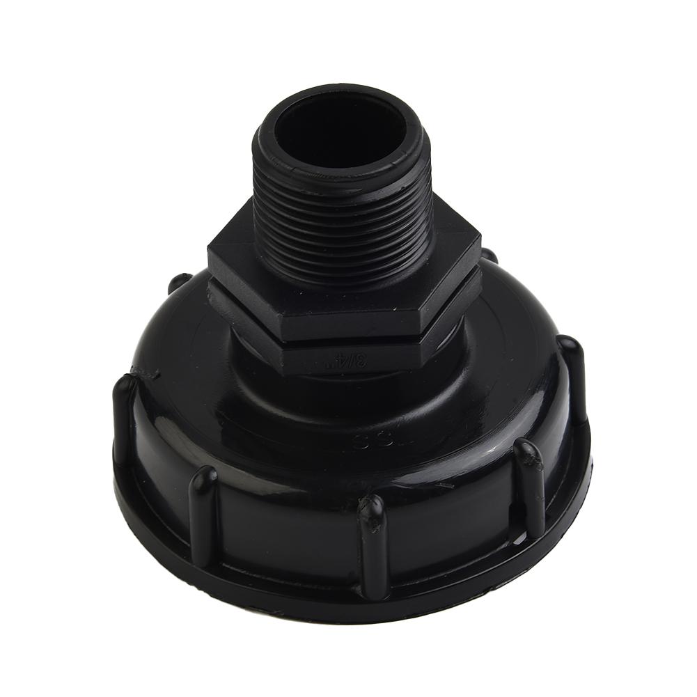 IBC Tank Connector 60mm Coarse Thread Adapter with Female 2 and 3/4 Hose Ends for Garden Hose Connection to Standard IBC Tanks