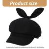 Girls Beret Subculture Rabbits Ear Painter Hat Artist Hat Gift for Halloween Rabbits Ear Decorated for Holiday