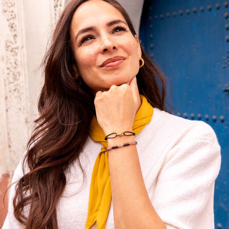 PIG & HEN (Women's) Mia Bracelet - Ivory X Gold