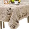 Table Cloth Cover Tower Printed Cotton Linen Dining Lace Tablecloth for Kitchen Home Decoration