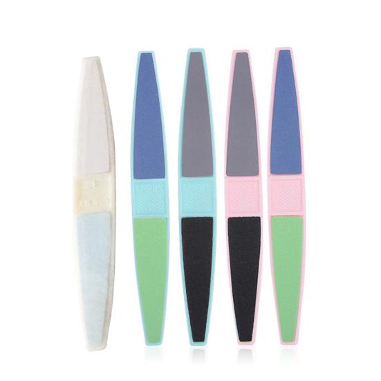 Yousheng Nail File Dual Side Reusable Grip Comfortable Ultra-Light Wide Application Labor-saving PP Material Nail File Manicures Pedicure Tools Nail