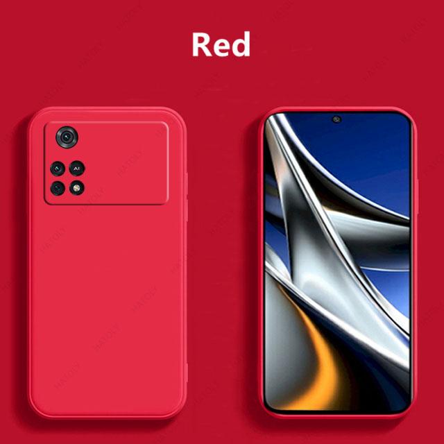 For Poco X4 Pro Case For Poco X5 X4 X3 M4 Pro F5 Pro Cover Funda Shell Liquid Silicone Soft TPU Phone Case Poco M4 Pro X4 GT F4 F3 Redmi Note11 10