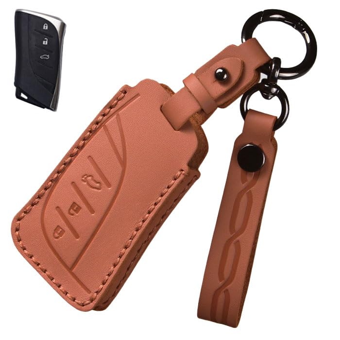 [LETINGFAR] Key Case Lexus Smart Key Case Key Cover Genuine оранжевый