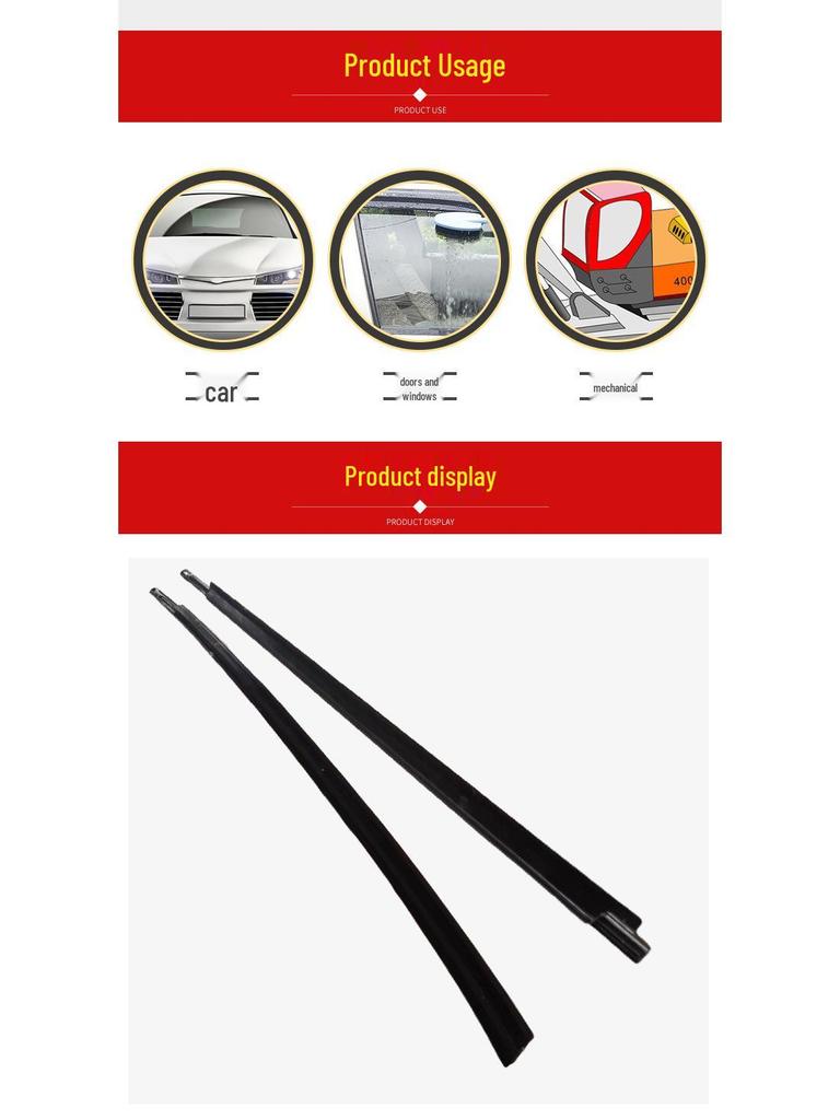 Tundra Autotür Wassersperre & Fensterglas Dichtstreifen