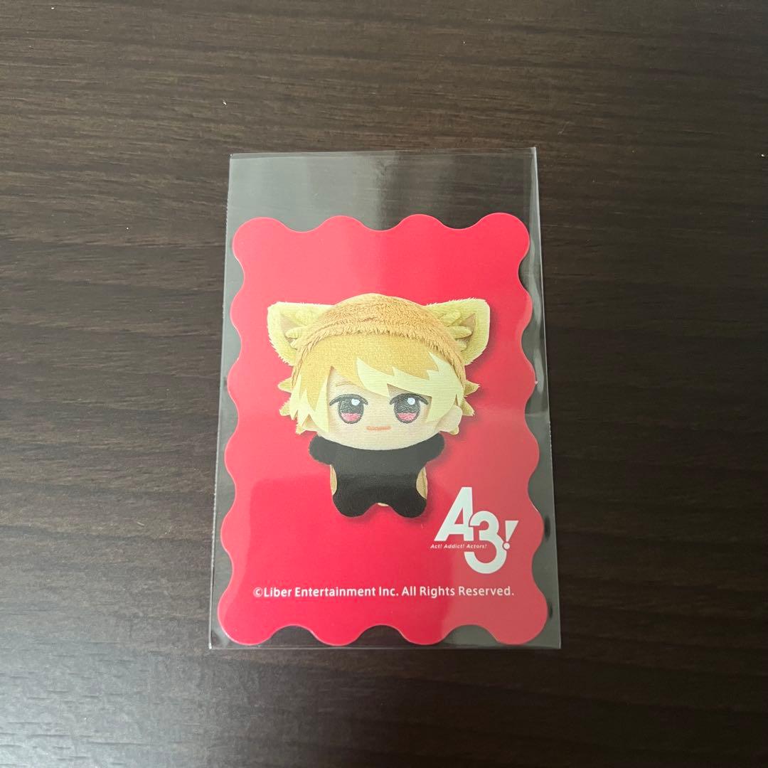 

[USED] A3! Chibigurumi Festival Visitor Bonus Card Chigasaki Itaru Spring Troupe