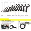 1Pcs Steel Coil Wrench Universal C Spanner New Spiral Spanner Tool  Motorcycle Bike Absorber Shock