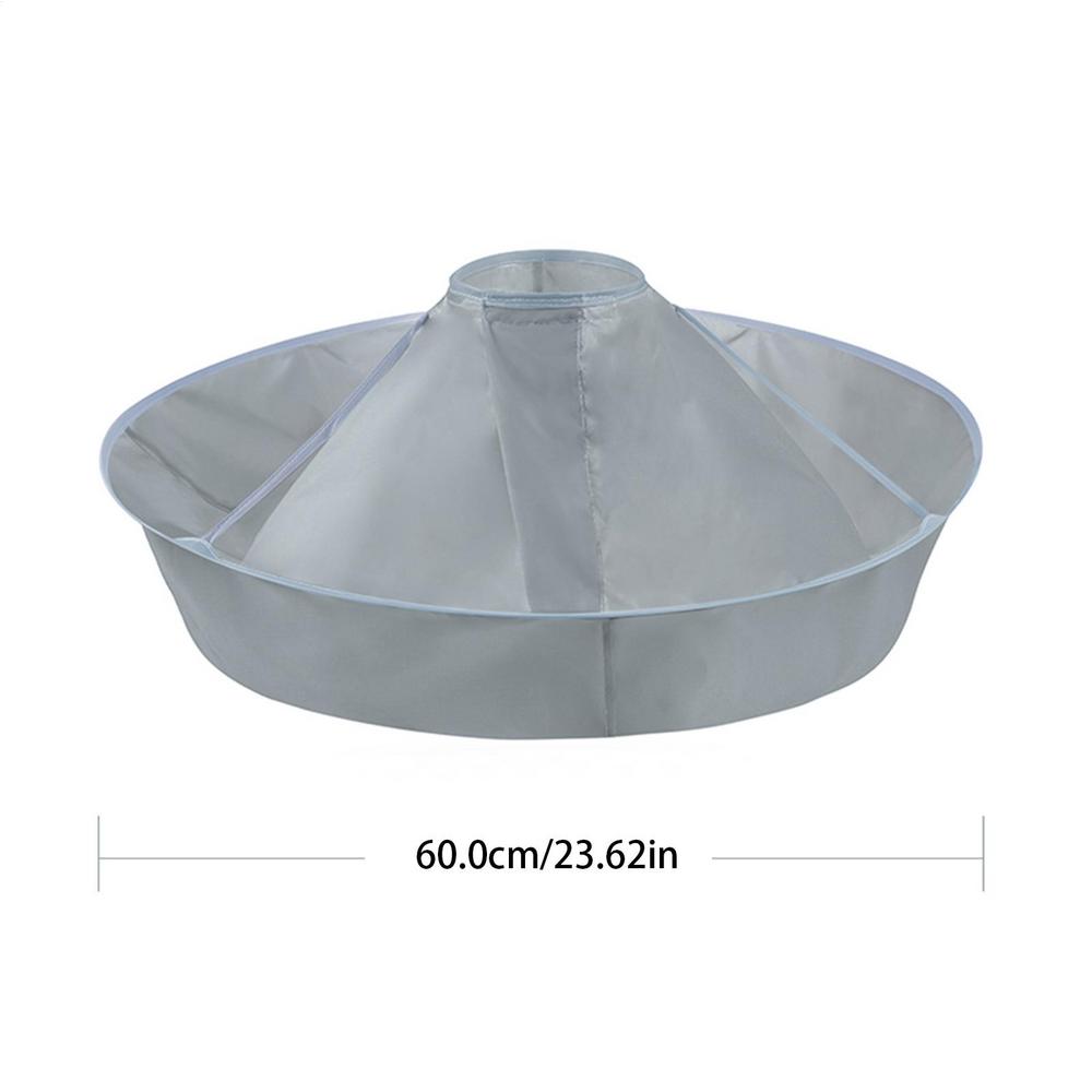 Hair Cutting Cloth 60cm Haircut Umbrella Catcher Barber Styling Cape Unisex Hair Cutting Accessories with Adjustable Neck Size