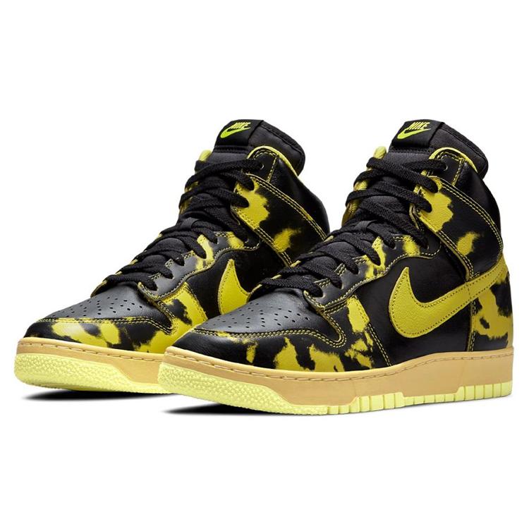 New Nike Dunk High 1985 Sp Yellow Acid Wash DD9404-001