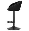 EAST Stool - Black Velvet / Black Base