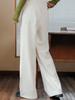 Laengsseon Ls Pintuck Wide Long Slacks_Wh